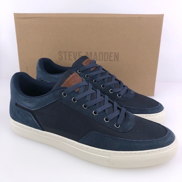 Steve Madden Fierce Navy Sneaker Shoes Size 11.5